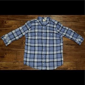 Flannel button down